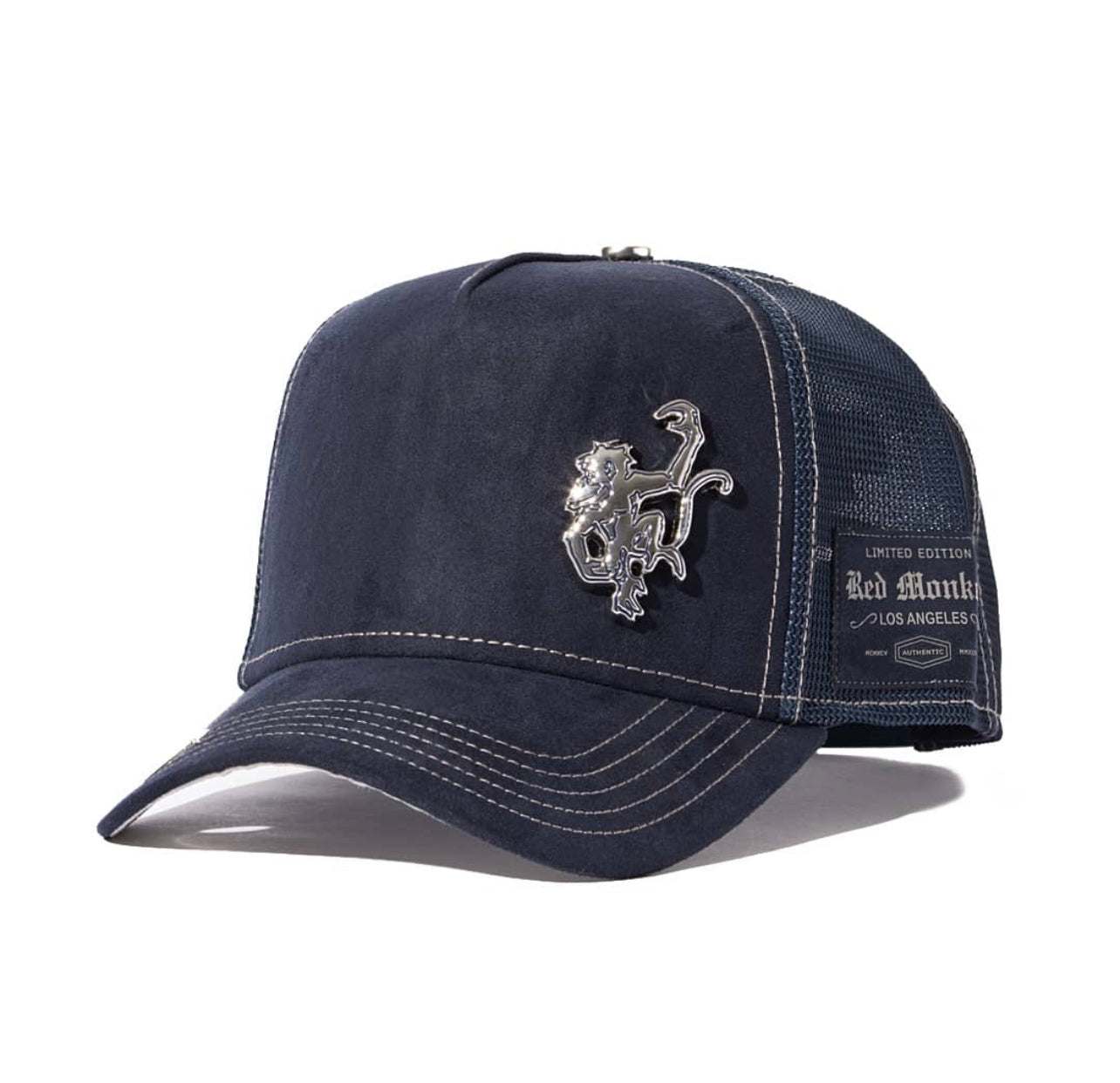 Red Monkey Rich - Micro-Suede Navy