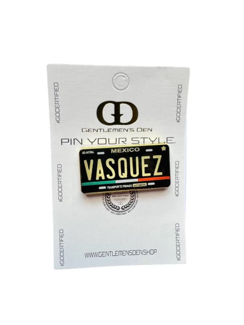 Mexico Name Plates