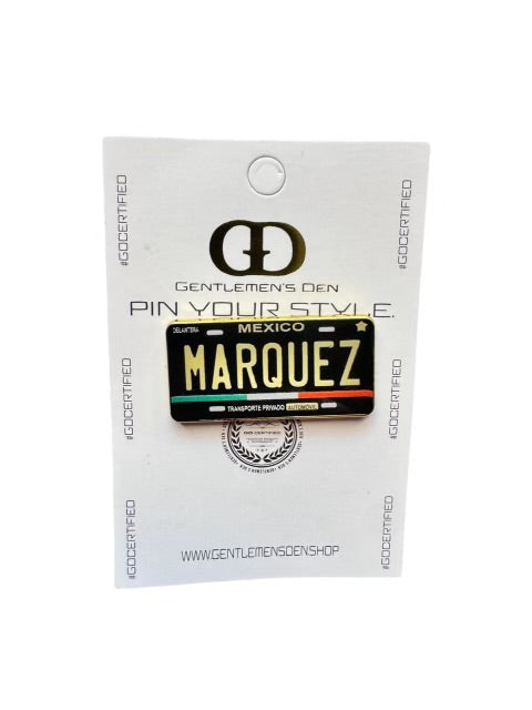 Mexico Name Plates