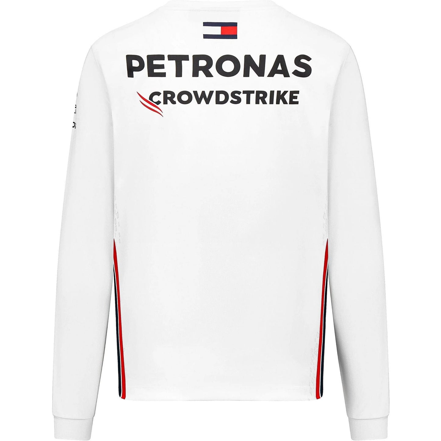 Mercedes AMG Petronas F1 2023 Men's Long Sleeve Driver T-Shirt - Black/White