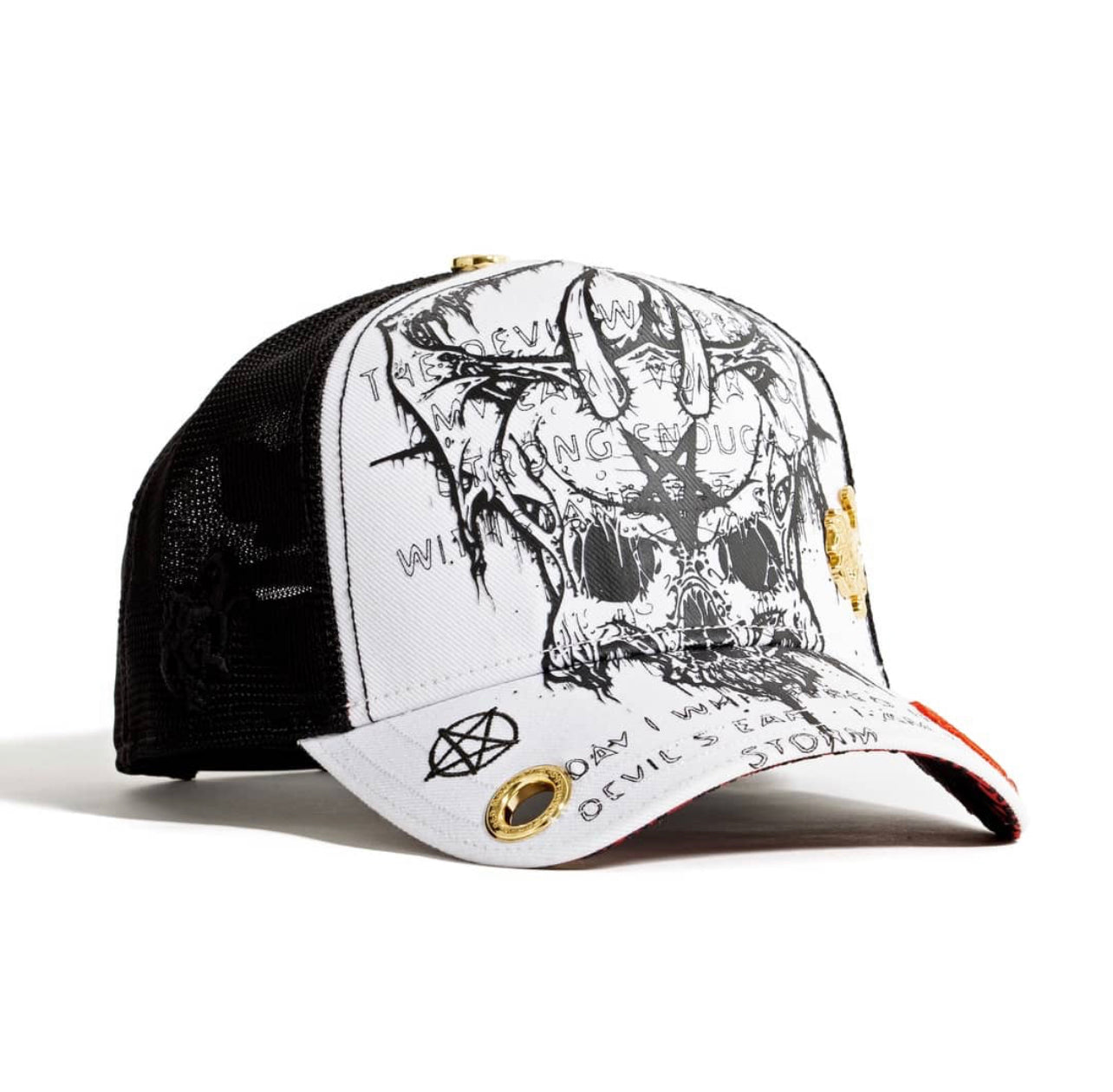 Red Monkey Demon Skull