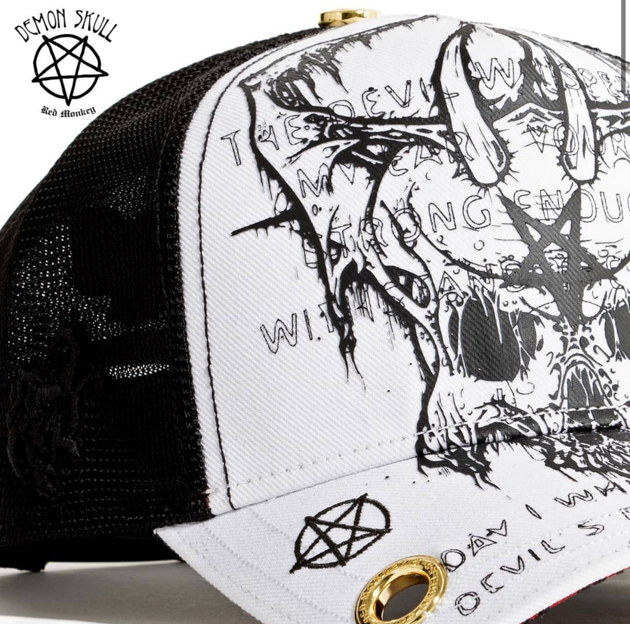 Red Monkey Demon Skull