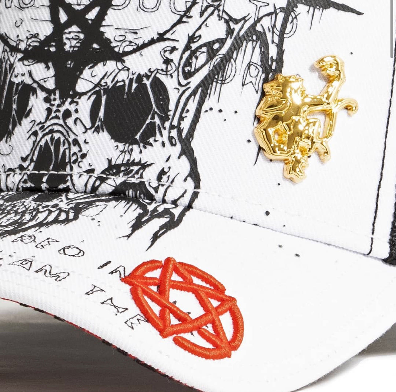 Red Monkey Demon Skull