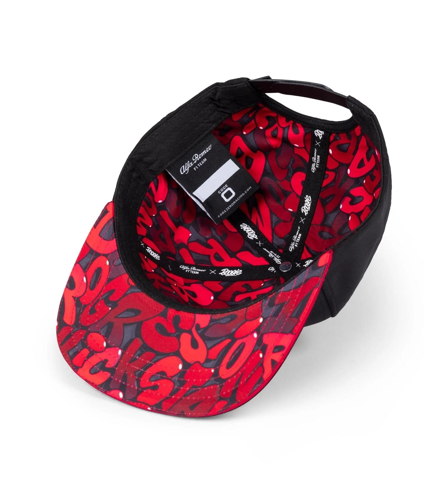 Alfa Romeo Racing F1 Limited Edition Black Hat- Designed by Swiss Graffiti Artist Boogie