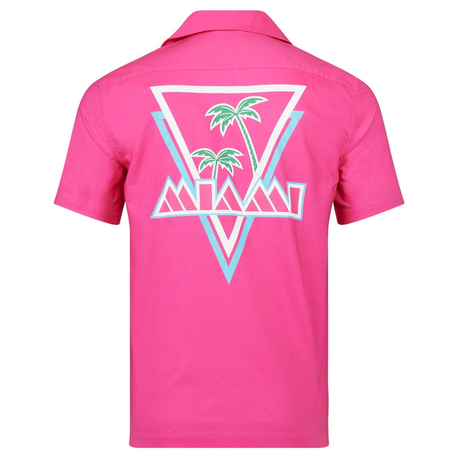 Red Bull Racing F1 Special Edition Miami Button Down Shirt - Pink
