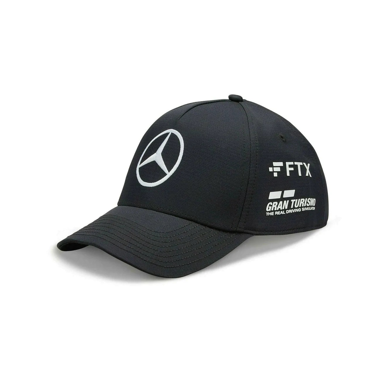 Mercedes Benz AMG Petronas F1 2022 Lewis Hamilton Baseball Hat- White/Black/Purple