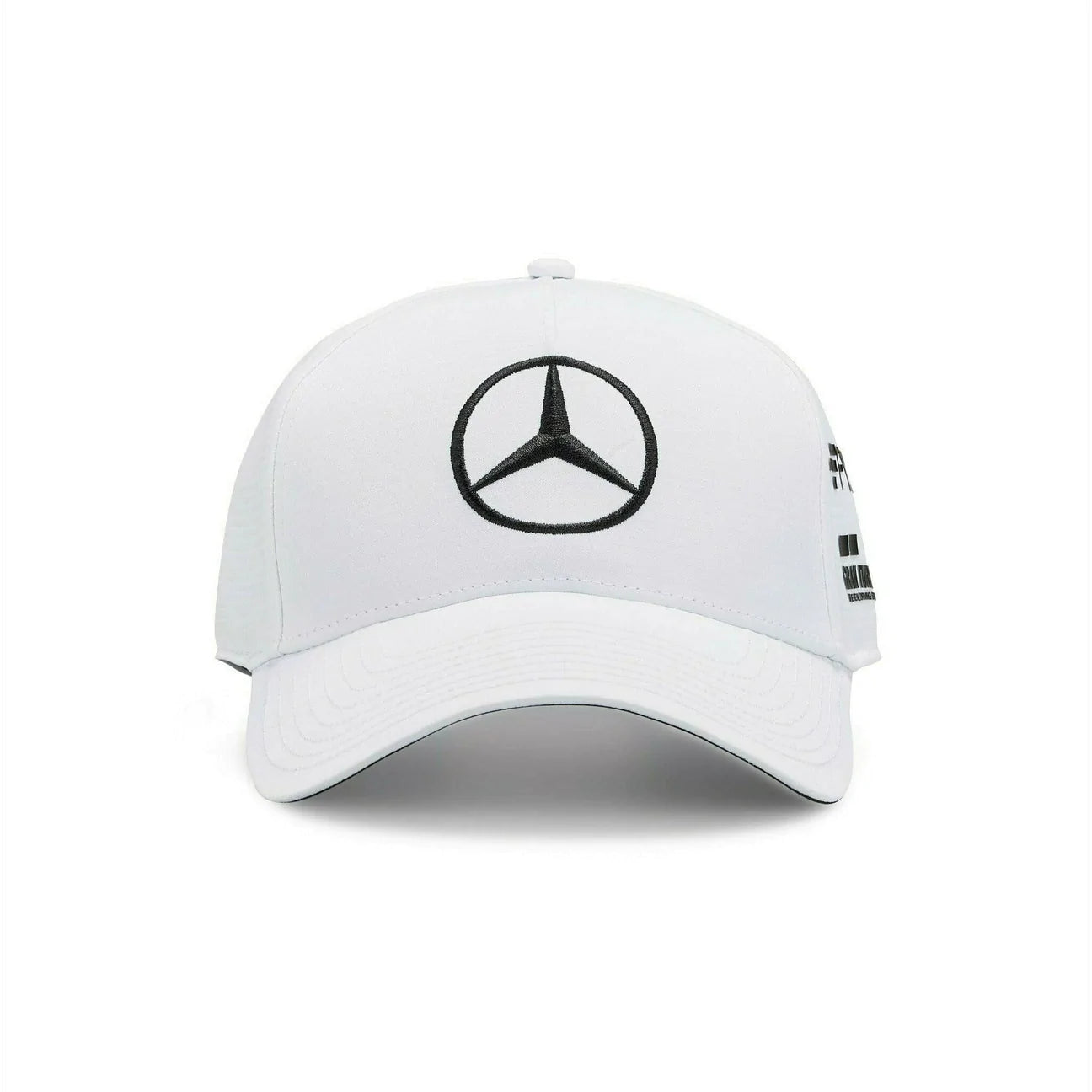 Mercedes Benz AMG Petronas F1 2022 Lewis Hamilton Baseball Hat- White/Black/Purple