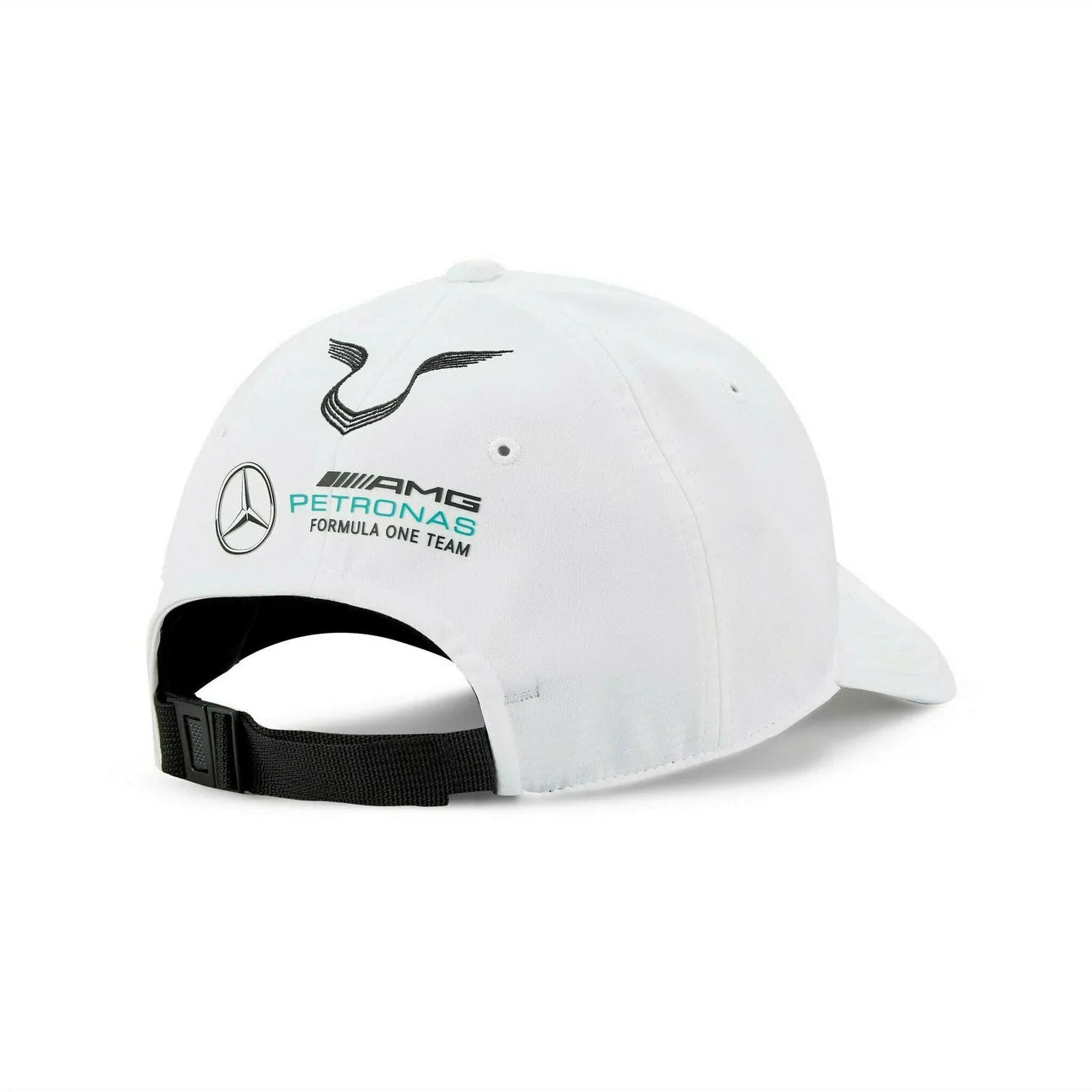 Mercedes Benz AMG Petronas F1 2022 Lewis Hamilton Baseball Hat- White/Black/Purple