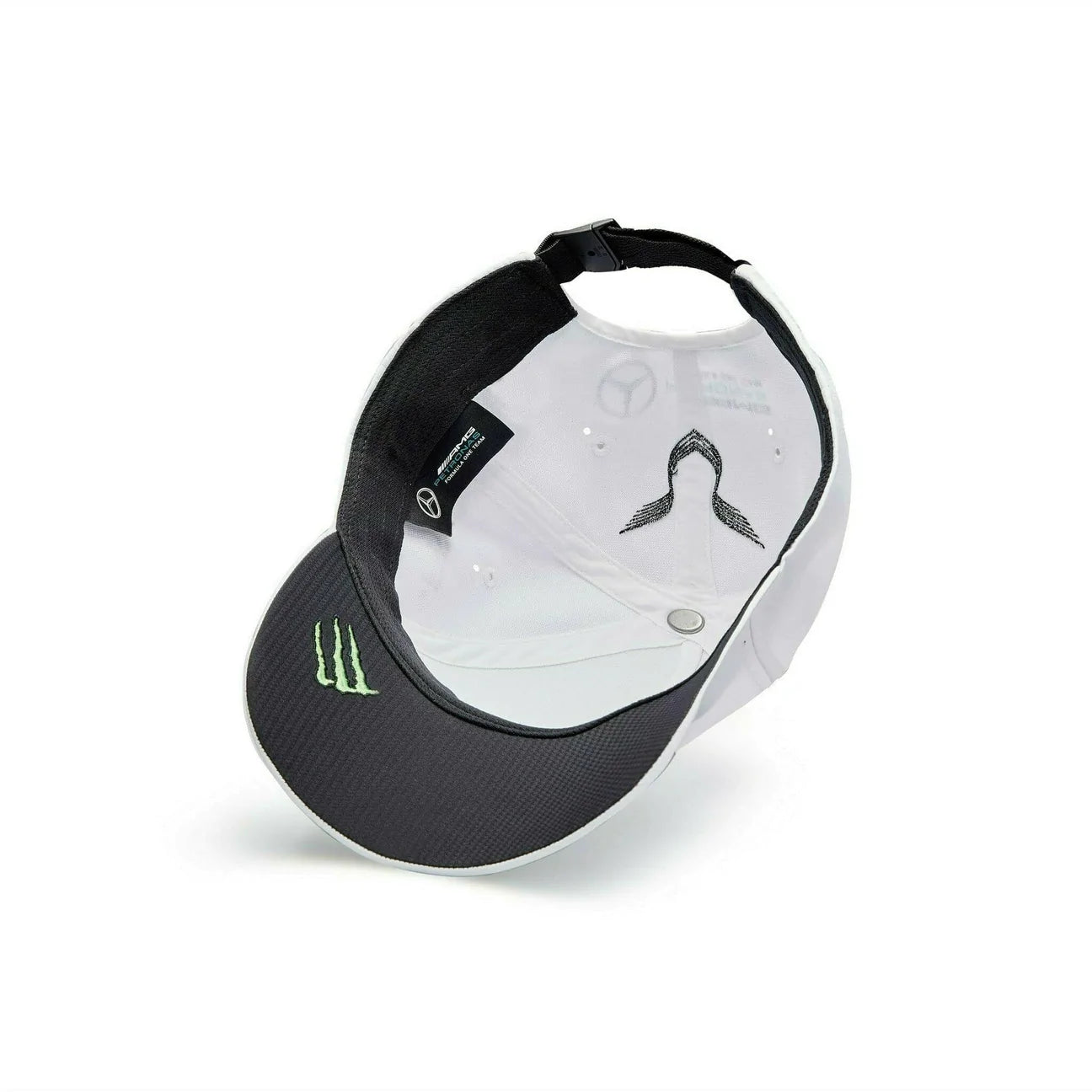 Mercedes Benz AMG Petronas F1 2022 Lewis Hamilton Baseball Hat- White/Black/Purple