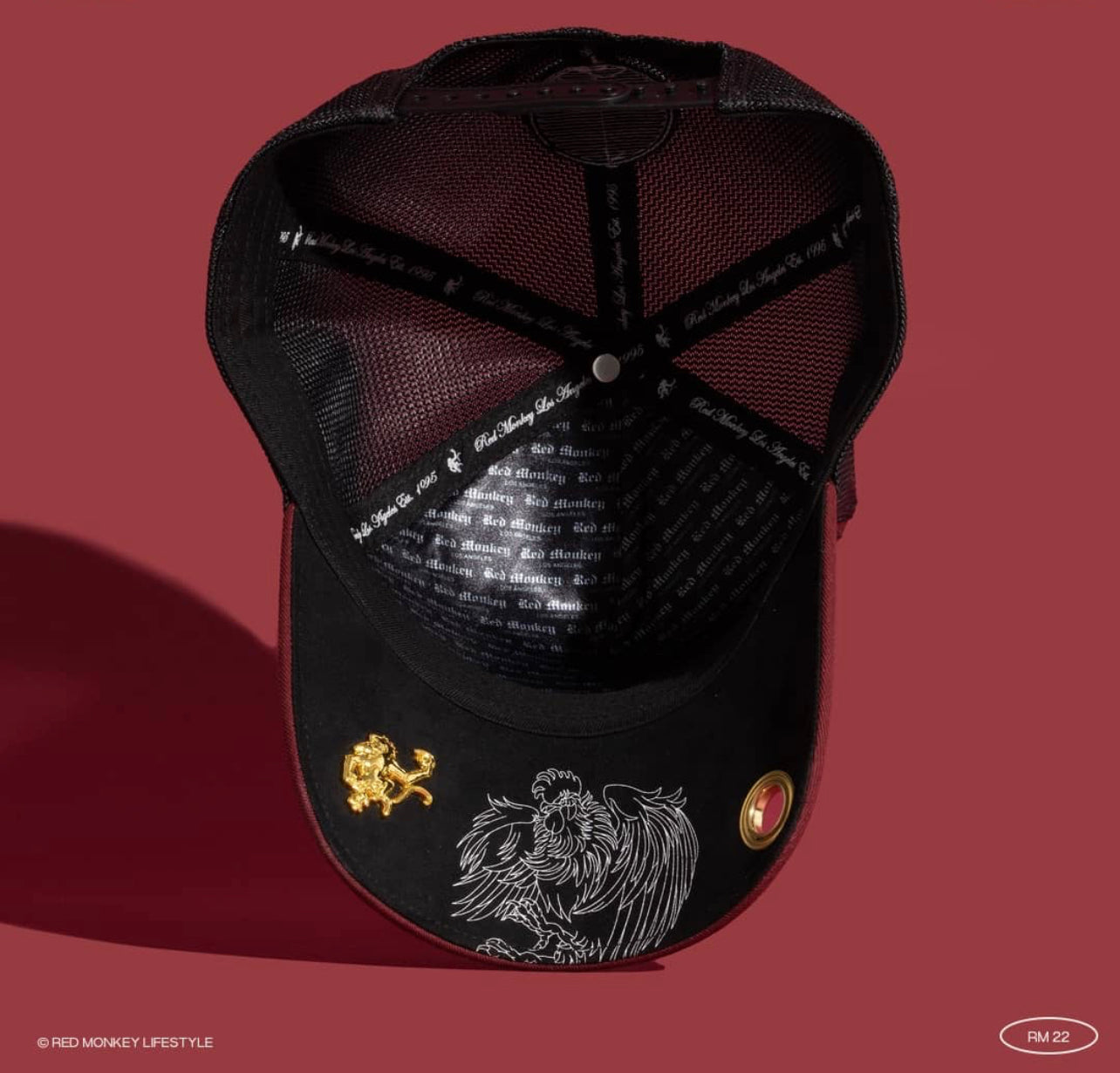 Rooster- Burgundy