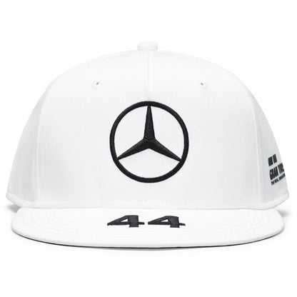 Mercedes Benz AMG Petronas F1 Lewis Hamilton Flatbrim Hat Black/White