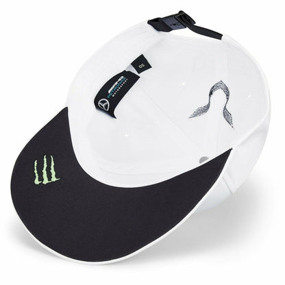 Mercedes Benz AMG Petronas F1 Lewis Hamilton Flatbrim Hat Black/White