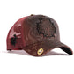 Red Monkey Aztec Medallion Burgundy