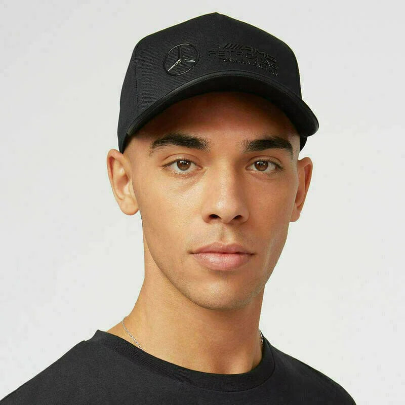 Mercedes Benz AMG Petronas F1 Stealth Racer Hat - Black