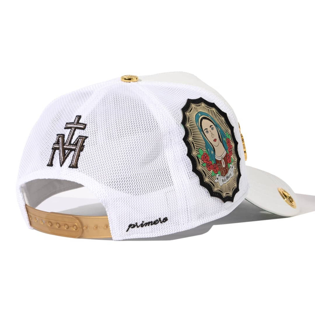 【新品 未使用】 andmary Mary logo cap white ANDMARY】Mary logo cap
