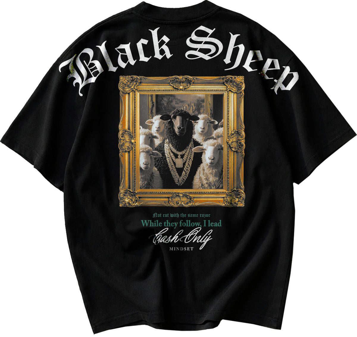 BLACK SHEEP | Cash only tshirt (Copy)
