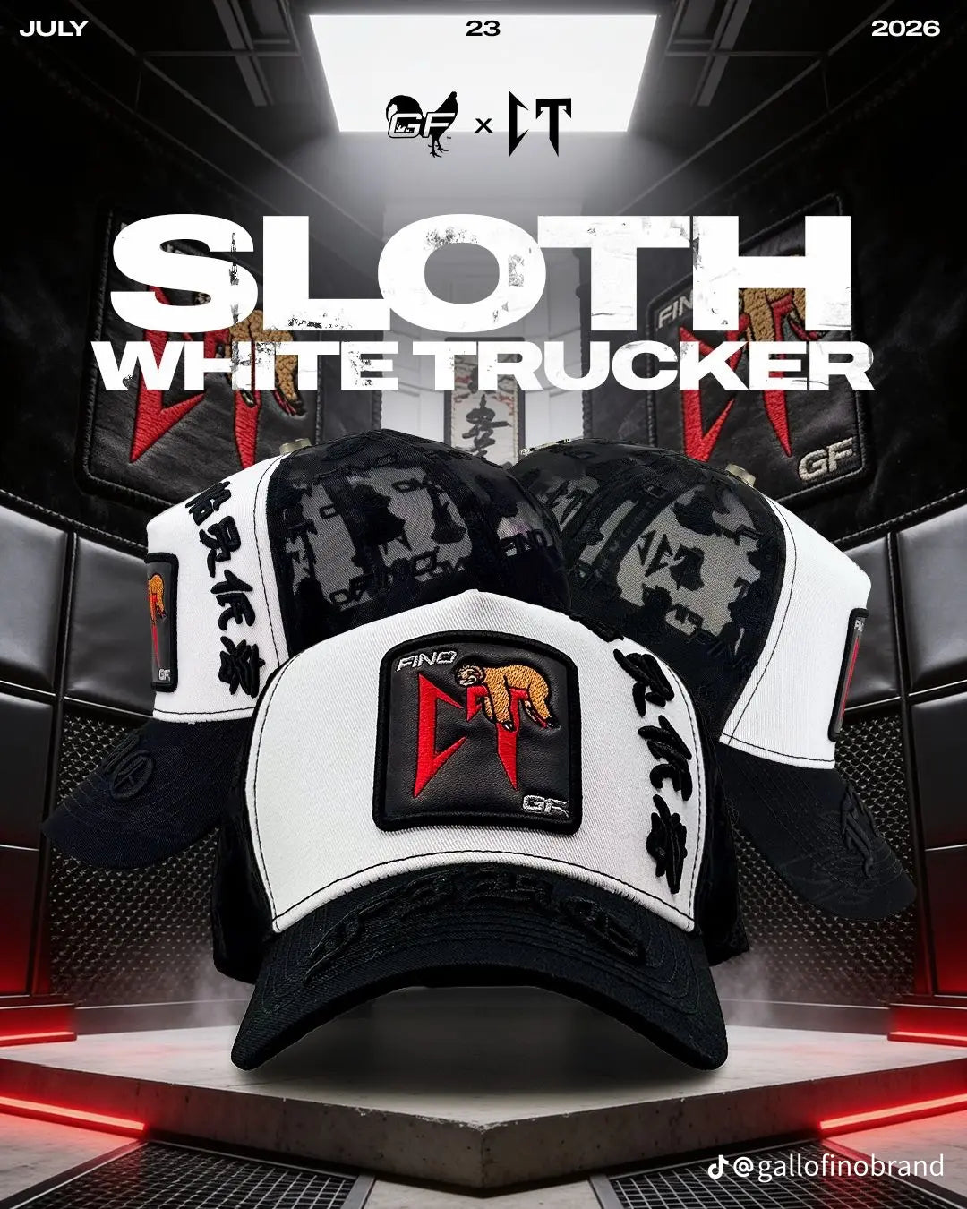 SLOTH White Trucker FINO X CT