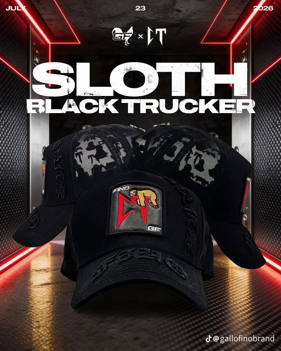 Sloth Black Trucker FINO X CT
