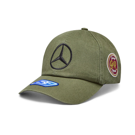 Mercedes Benz F1 Special Edition George Russell 2023 Vintage Baseball Hat-Green