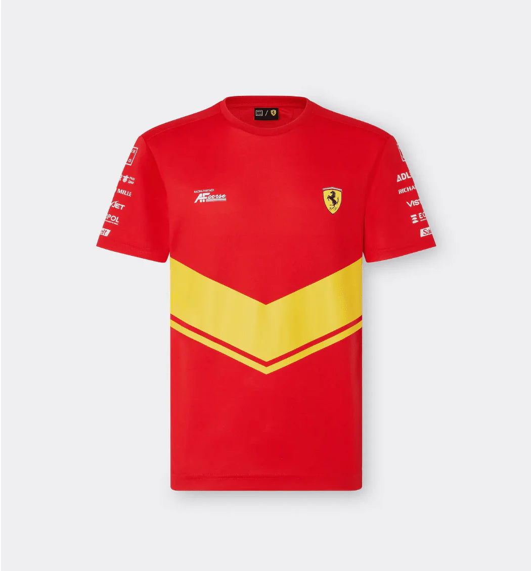 Scuderia Ferrari Hypercar Le Mans WEC Men's Track T-Shirt - Red