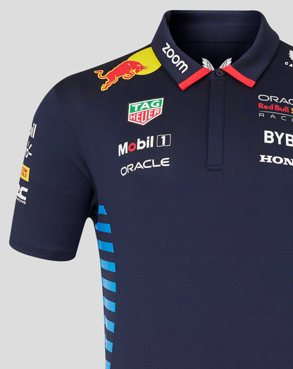 Red Bull Racing F1 Men's 2024 Team Polo Shirt- Navy