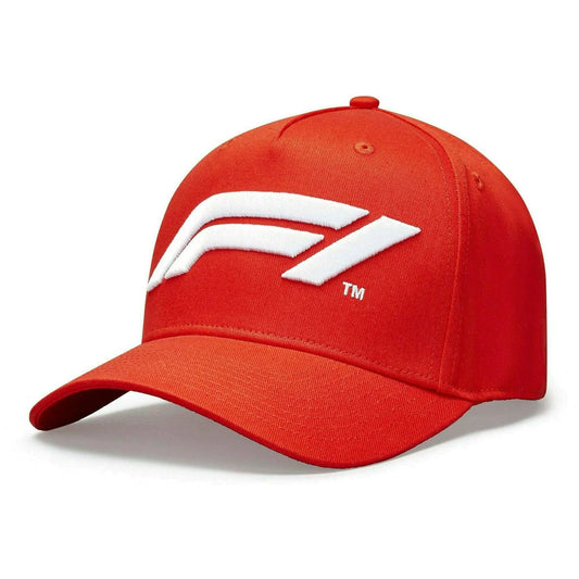 Formula 1 Tech Collection F1 Large Logo Baseball Hat- Black/White/Red/Pink