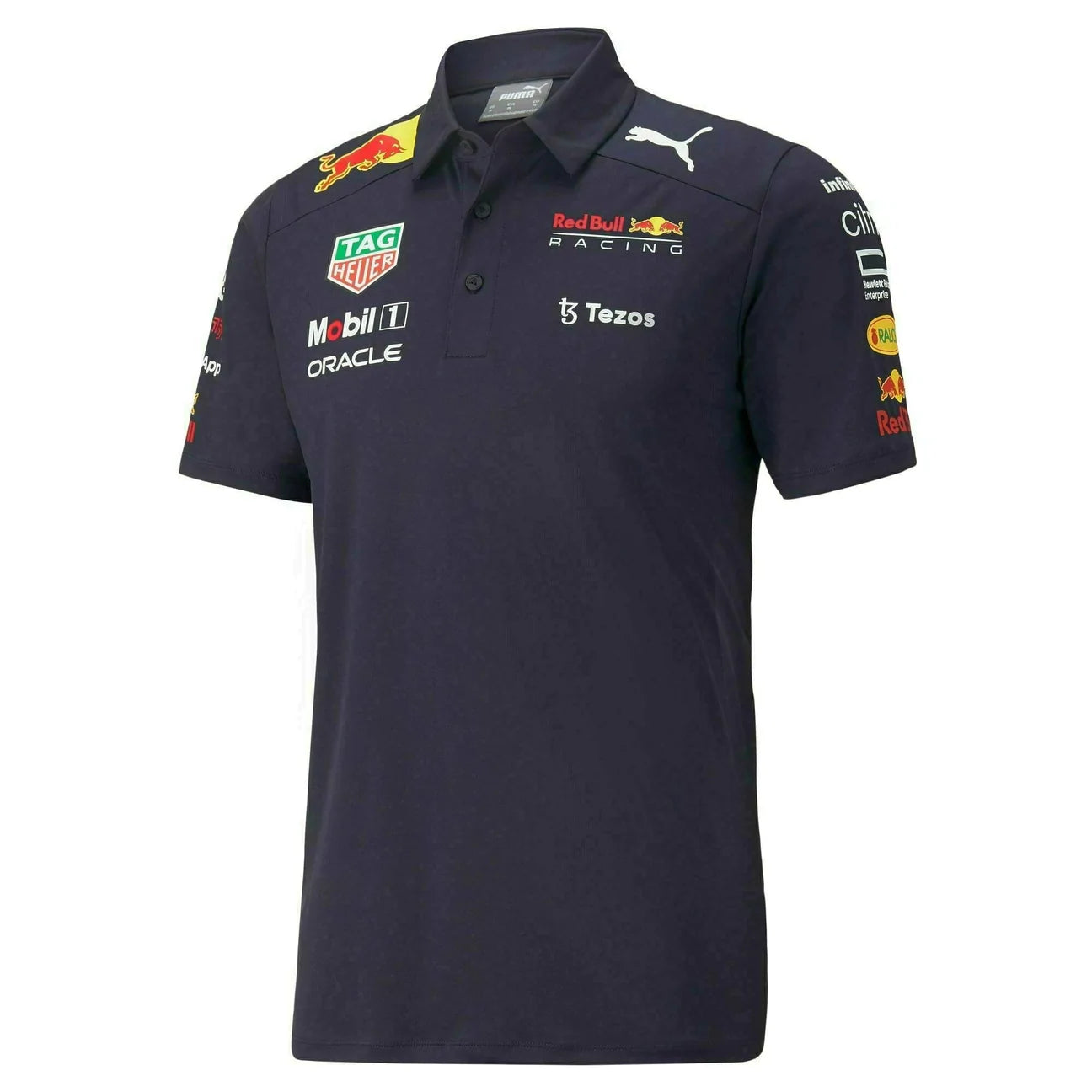 Red Bull Racing F1 Men's 2022 Team Polo Shirt- Navy