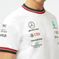 Mercedes Benz AMG Petronas F1 2022 Men's Driver T-Shirt - Black/White